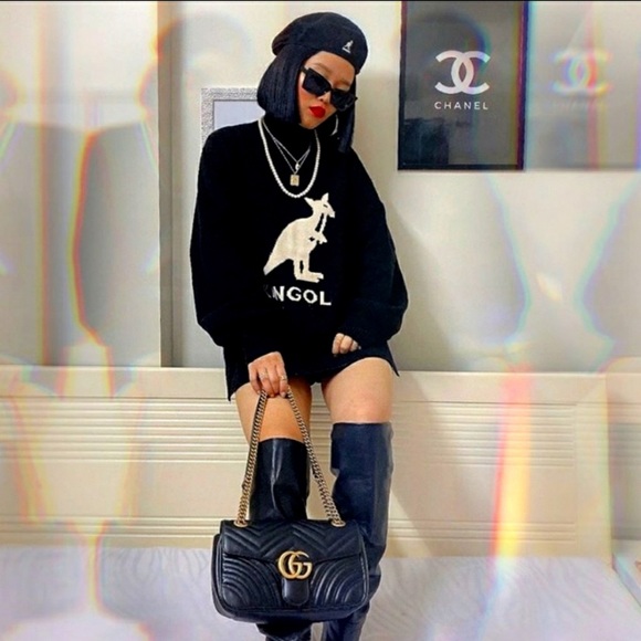 NWOT KANGOL × H&M Oversized Sweater BLOGGERS FAV. - Picture 5 of 12